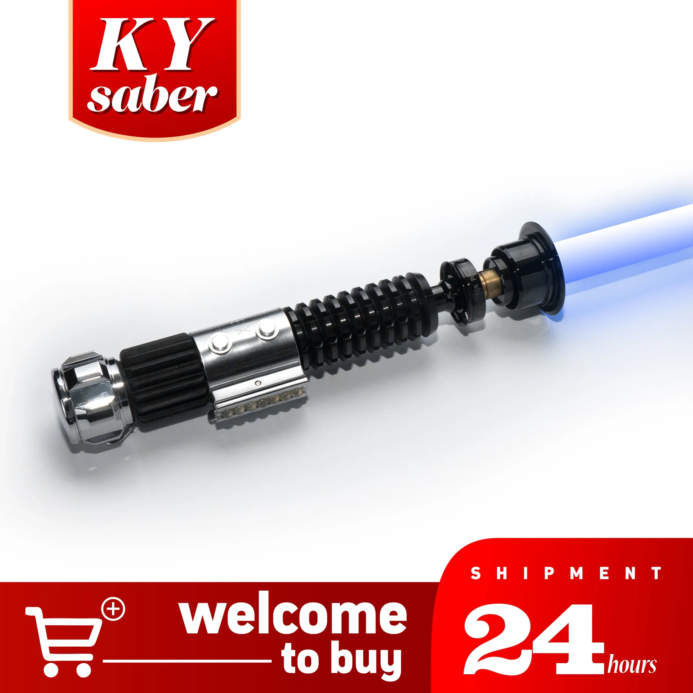 89Saber limited edition carbon stee Obi-Wan Kenobi EP4 Lightsaber Installed Proffie2.2 With N-pixel Blade Toys For Adults Boys
89Saber limited edition carbon stee Obi-Wan Kenobi EP4 Lightsaber Installed Proffie2.2 With N-pixel Blade Toys For Adults Boys