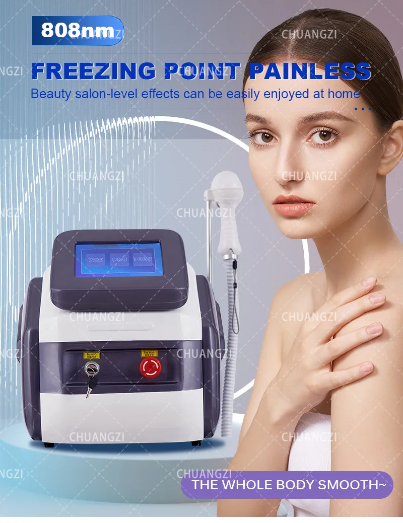 Professional 3-wavelength Diode Hair Removal Machine 755/808/1064nm 3 Wavelengths Available for Salon and Home use
Professional 3-wavelength Diode Hair Removal Machine 755/808/1064nm 3 Wavelengths Available for Salon and Home use