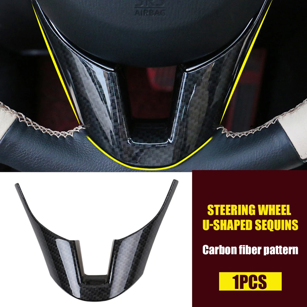 Car Carbon Fiber Steering Wheel Decorative Frame Panel Cover Trim for Mazda 3 Axela 2014 2015 2016
Car Carbon Fiber Steering Wheel Decorative Frame Panel Cover Trim for Mazda 3 Axela 2014 2015 2016