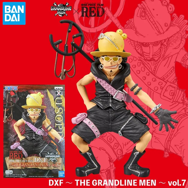 Original Bandai DXF Film Red One Piece Usopp Anime Figure Model PVC Action Figurine Decor Banpresto Statue Collection Toy Gift
Original Bandai DXF Film Red One Piece Usopp Anime Figure Model PVC Action Figurine Decor Banpresto Statue Collection Toy Gift