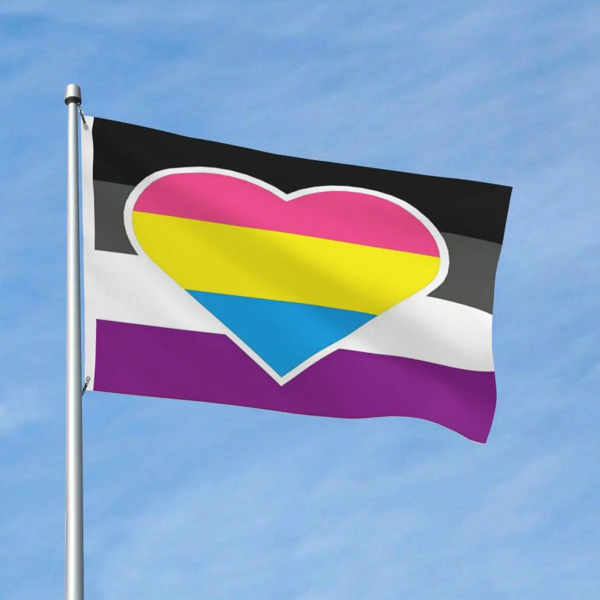 Панромантический асексуальный флаг декор с флагами современный уличный газон ярких цветов легкий
Панромантический асексуальный флаг декор с флагами современный уличный газон ярких цветов легкий