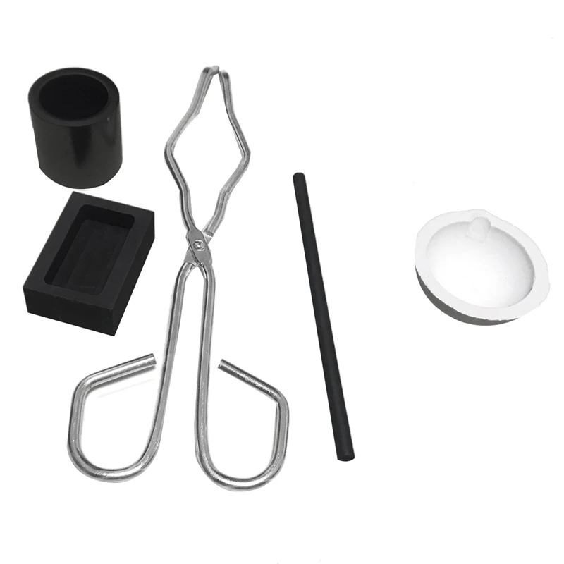 5Pc Torch Gold Melting Kit Gold Silver Crucible Tong Rod Graphite Ingot Mold Casting Crucible Set Tool Equipments
5Pc Torch Gold Melting Kit Gold Silver Crucible Tong Rod Graphite Ingot Mold Casting Crucible Set Tool Equipments