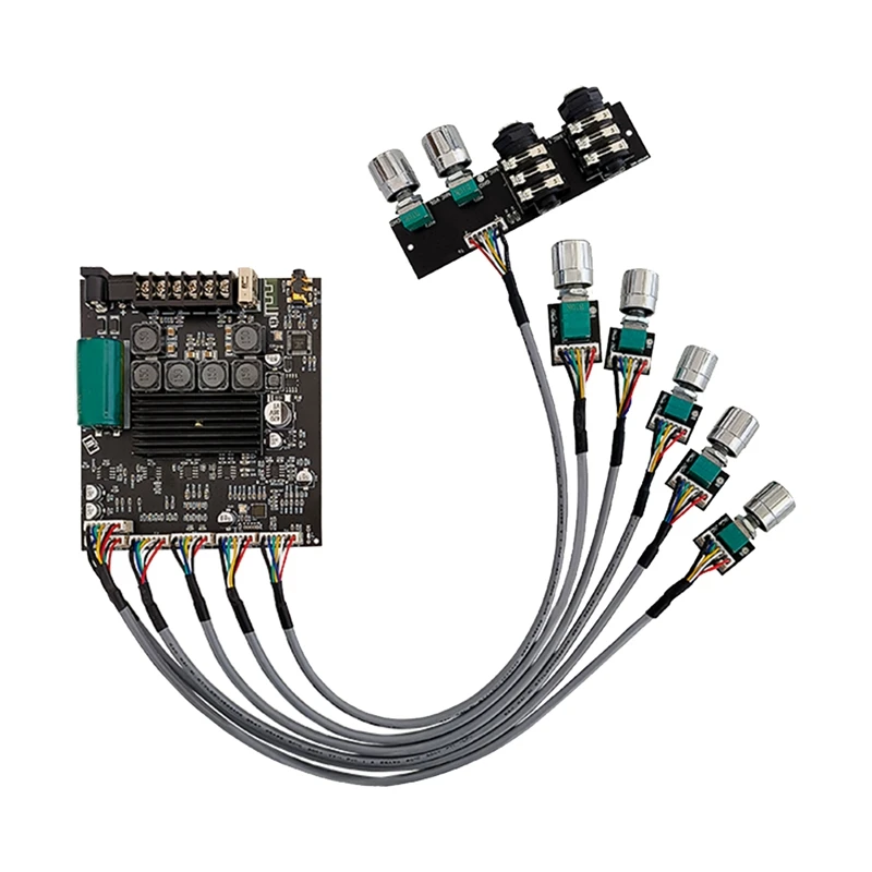 ZK-AM100F Lead Type KTV Microphone Audio System 2.1 Channel Bluetooth Power Amplifier Board 50+50+100W Spare Parts
ZK-AM100F Lead Type KTV Microphone Audio System 2.1 Channel Bluetooth Power Amplifier Board 50+50+100W Spare Parts