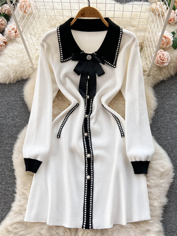 Aibeautyer New Casual Spring Autumn Solid Slim Button Full Lady Dress A Line Turndown Collar Chiffon Single Breasted Women Dress
Aibeautyer New Casual Spring Autumn Solid Slim Button Full Lady Dress A Line Turndown Collar Chiffon Single Breasted Women Dress