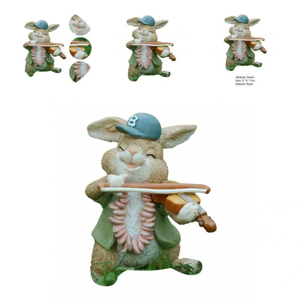 Handcrafted Lovely Easter Cute Bunny Animal Figure Mini Rabbit Figurine Long-lasting for Yard
Handcrafted Lovely Easter Cute Bunny Animal Figure Mini Rabbit Figurine Long-lasting for Yard