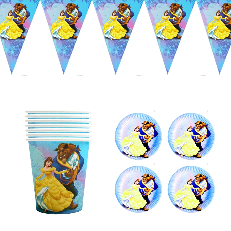 60pcs/lot Birthday Party Plates Decorations Beauty Beast Theme Boys Favors Tableware Set Cups Hanging Banner Baby Shower Flags
60pcs/lot Birthday Party Plates Decorations Beauty Beast Theme Boys Favors Tableware Set Cups Hanging Banner Baby Shower Flags