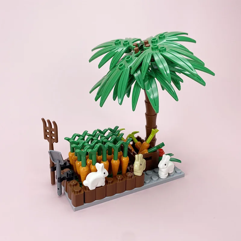 MOC Small Particle Building Block Radish Field Farm Scene Little White Rabbit Radish Plant DIY Toy Children's Puzzle Bricks Toy
MOC Small Particle Building Block Radish Field Farm Scene Little White Rabbit Radish Plant DIY Toy Children's Puzzle Bricks Toy