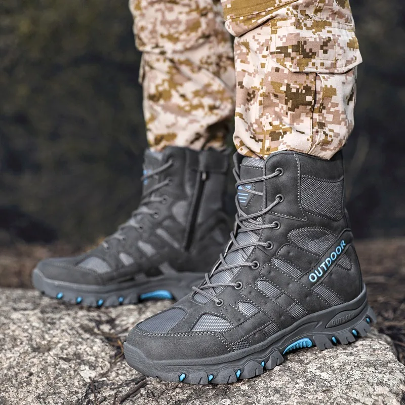 Брендовые мужские ботинки, Тактические Военные боевые ботинки, уличные походные ботинки, зимняя обувь, легкие Нескользящие мужские ботинки для пустыни, ботильоны 
Брендовые мужские ботинки, Тактические Военные боевые ботинки, уличные походные ботинки, зимняя обувь, легкие Нескользящие мужские ботинки для пустыни, ботильоны
