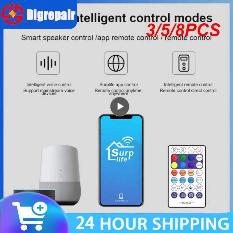 3/5/8PCS 120v Dimming 9w Smart Led Downlight Voice Control Wifi Lamp 100-130vac Ceiling Downlight Light
3/5/8PCS 120v Dimming 9w Smart Led Downlight Voice Control Wifi Lamp 100-130vac Ceiling Downlight Light