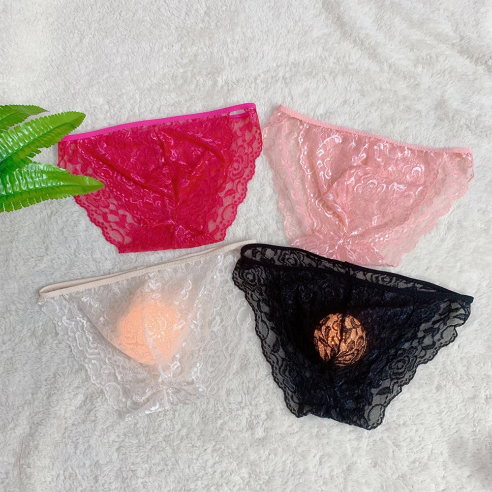 Sexy Men Perspective Lace Mesh Sheer Bulge Pouch Bikini Briefs Men's Ultra-thin Thongs Men' Xin Underwear Smooth Underpants
Sexy Men Perspective Lace Mesh Sheer Bulge Pouch Bikini Briefs Men's Ultra-thin Thongs Men' Xin Underwear Smooth Underpants