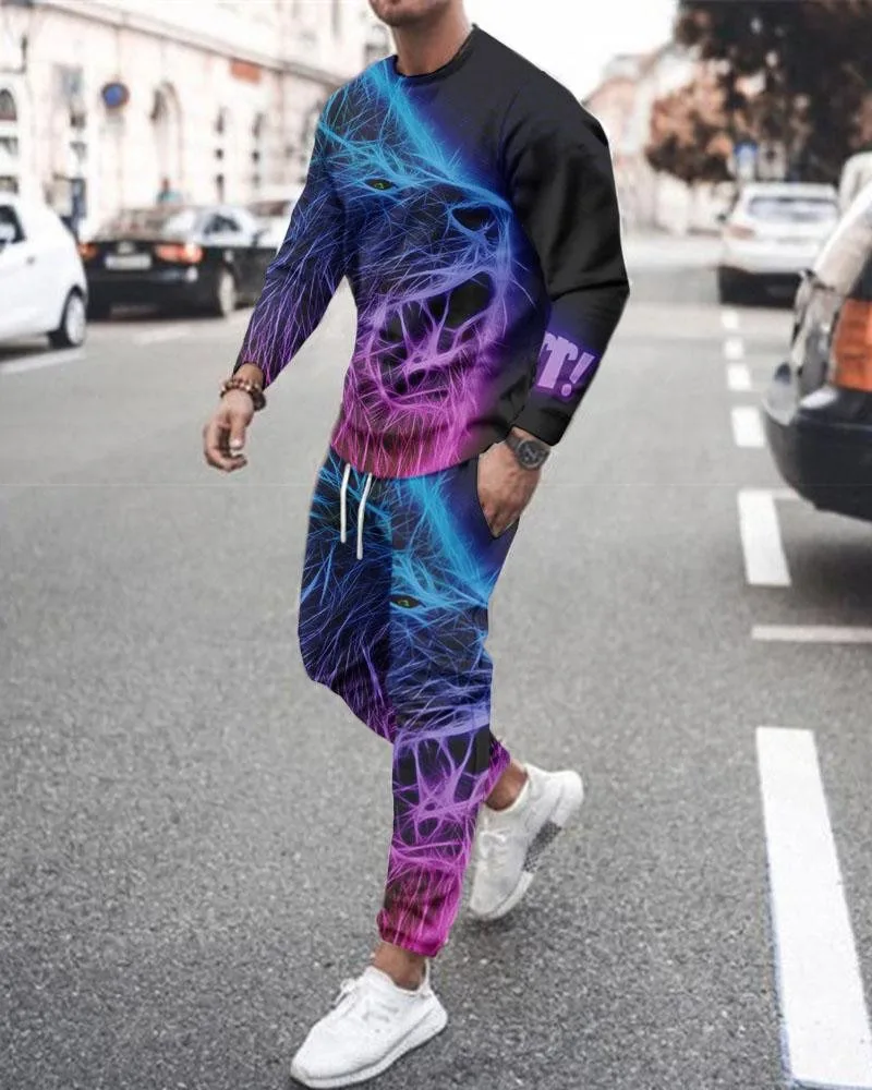 Summer Men's 2 Piece Set Tracksuits 3d Print Long Sleeve T-shirt Set For Men Male Leisure Jogger Sets Fitness Running Streetwear
Summer Men's 2 Piece Set Tracksuits 3d Print Long Sleeve T-shirt Set For Men Male Leisure Jogger Sets Fitness Running Streetwear