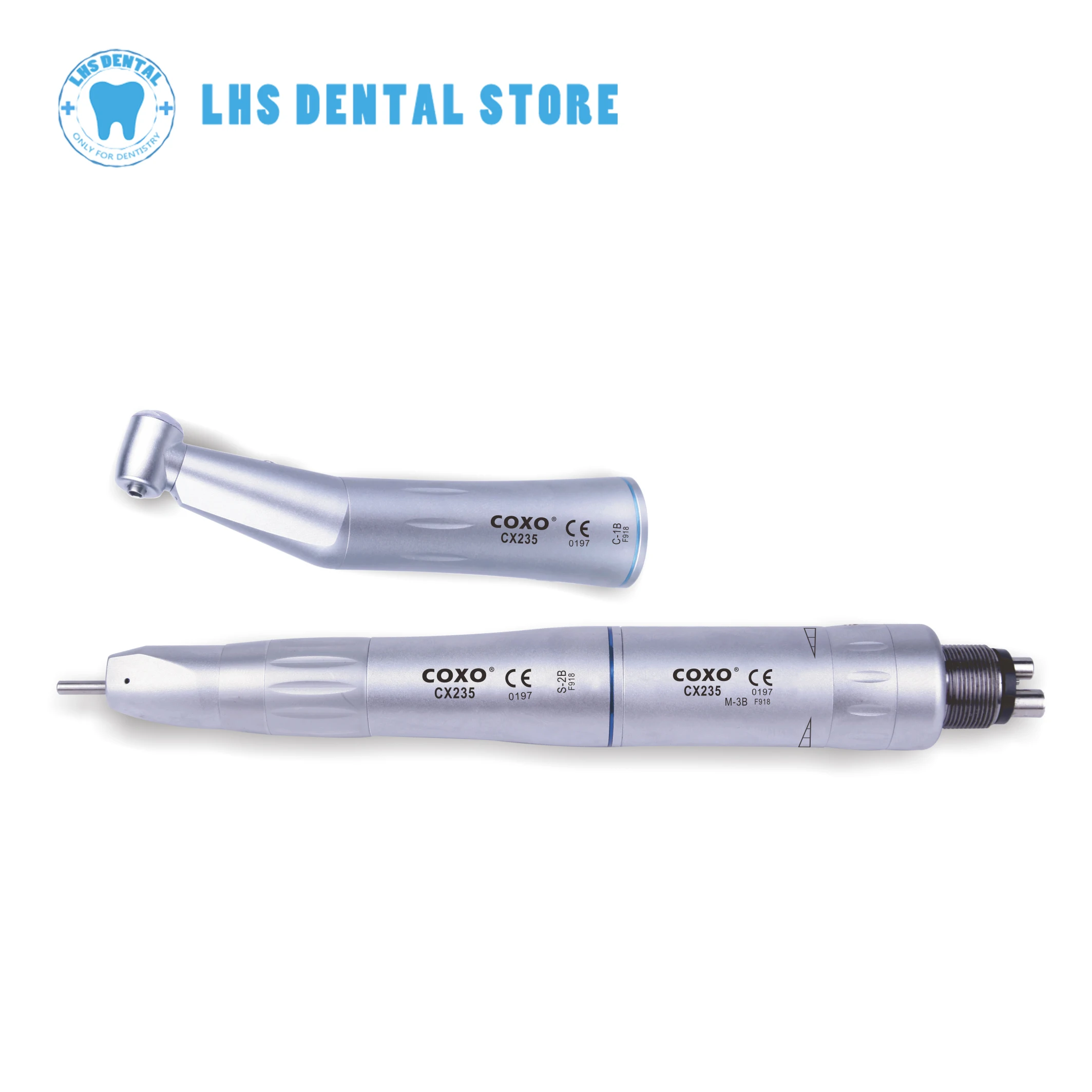 COXO C235-B Set Dental Supplies for Dentist 1:1 Inner Channel Contra Angle Handpiece Push Button Low Speed
COXO C235-B Set Dental Supplies for Dentist 1:1 Inner Channel Contra Angle Handpiece Push Button Low Speed