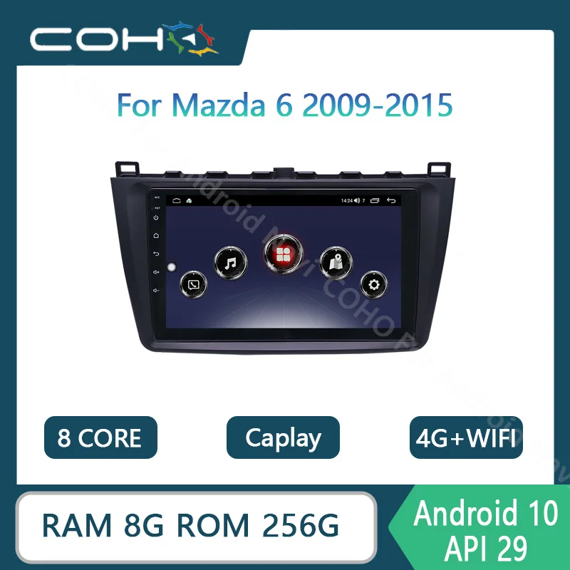 Для Mazda 6 2009-2015 1280*720 разрешение Octa-core 8 + 256 автомобильная навигация CarPlay Автомагнитола мультимедийный видеоплеер GPS
Для Mazda 6 2009-2015 1280*720 разрешение Octa-core 8 + 256 автомобильная навигация CarPlay Автомагнитола мультимедийный видеоплеер GPS