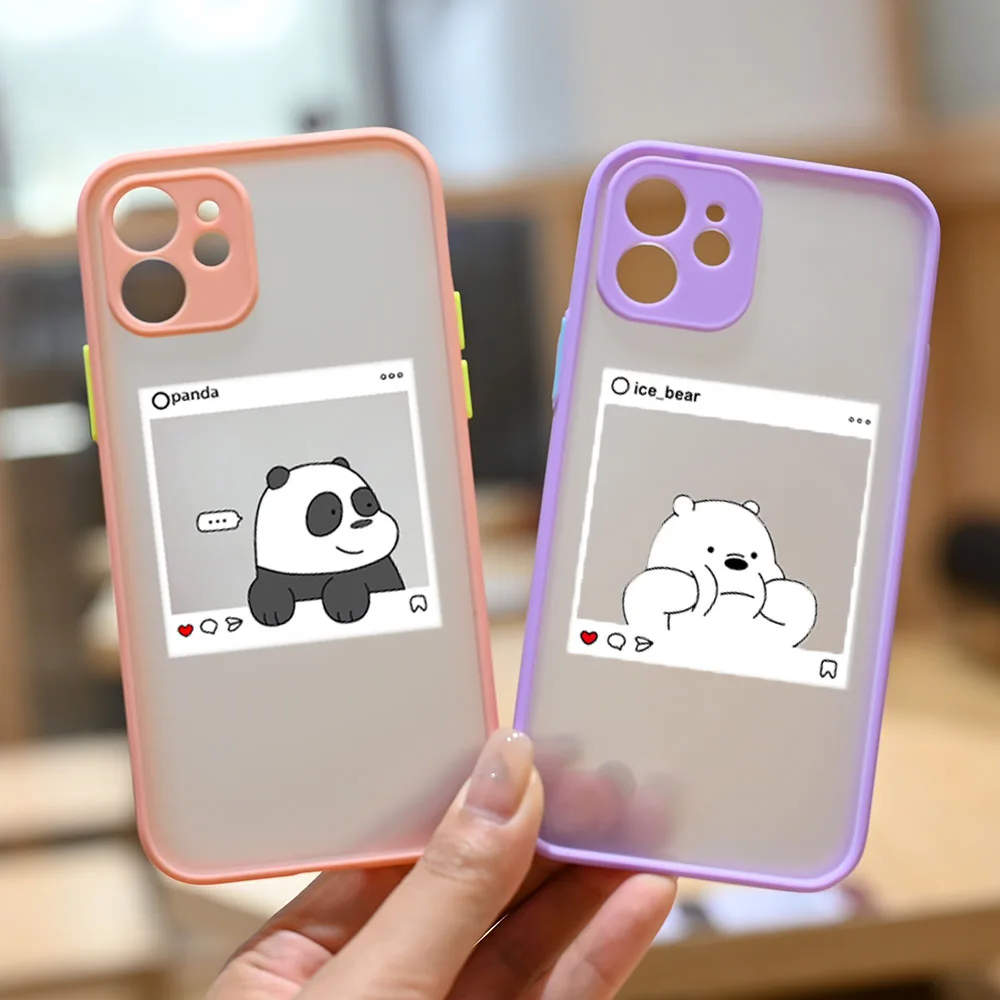 Cute Cartoon Bear Panda Phone Case For iPhone 13 Pro Max 11Pro 12 Mini XS Max XR XS X 7 8Plus SE2 Animal Clear Hard Matte Cover 
Cute Cartoon Bear Panda Phone Case For iPhone 13 Pro Max 11Pro 12 Mini XS Max XR XS X 7 8Plus SE2 Animal Clear Hard Matte Cover