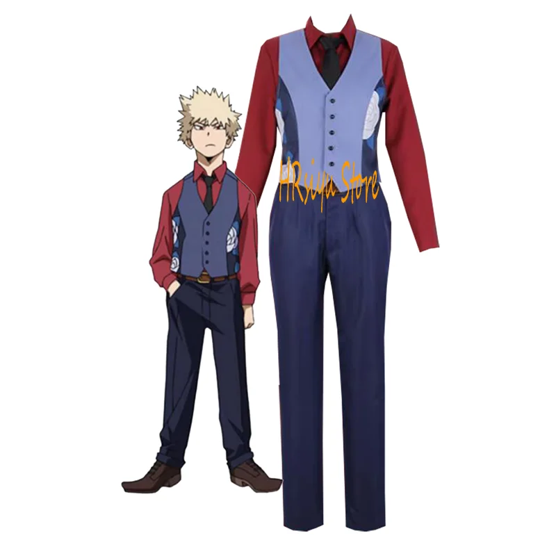 Аниме косплей мужской костюм Katsuki Bakugou Униформа полный комплект наряды костюм для Хэллоуина
Аниме косплей мужской костюм Katsuki Bakugou Униформа полный комплект наряды костюм для Хэллоуина