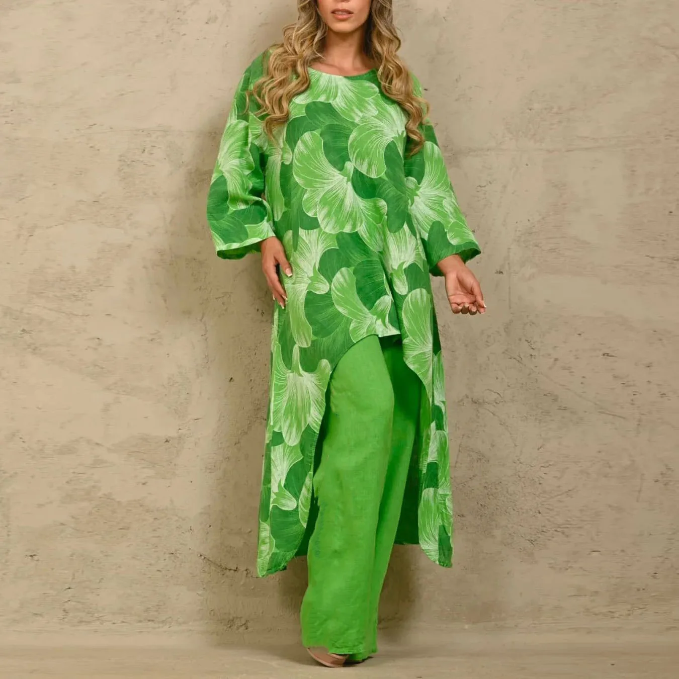 Womens Clothing Two Piece Set Elegant Fashion Print Irregular Long Shirt And Pants Loose Casual Matching Sets Female Oversized
Womens Clothing Two Piece Set Elegant Fashion Print Irregular Long Shirt And Pants Loose Casual Matching Sets Female Oversized