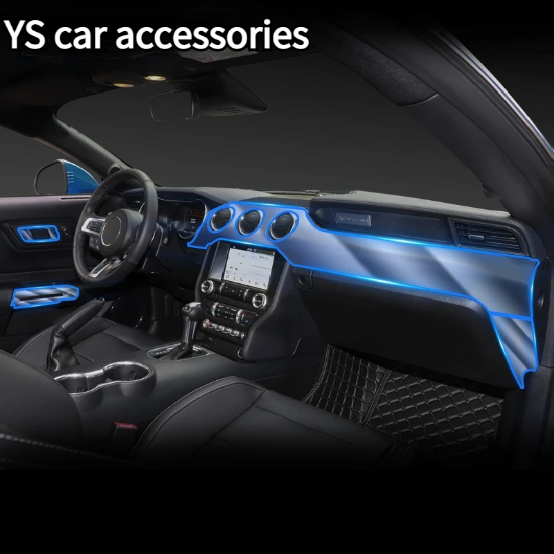 Car Interior Center console Transparent TPU Protective film Anti-scratch Repair film Accessories Refit For Ford Mustang 2017-202
Car Interior Center console Transparent TPU Protective film Anti-scratch Repair film Accessories Refit For Ford Mustang 2017-202