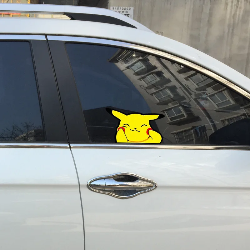 pokemon Cartoon pikachu cartoon Kawaii car sticker to scratch Anti-scratch decorate rear window cover scratches creativity
pokemon Cartoon pikachu cartoon Kawaii car sticker to scratch Anti-scratch decorate rear window cover scratches creativity