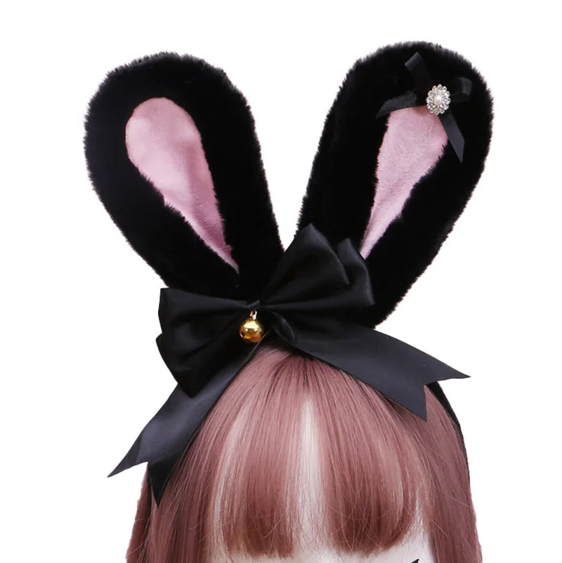 Japanese Long Bunny Ears Cute Lolita Women Sexy Cosplay Accessories Diamond Bow Plush Kawaii Hair Hoops Lady Lovely Kitten Headb
Japanese Long Bunny Ears Cute Lolita Women Sexy Cosplay Accessories Diamond Bow Plush Kawaii Hair Hoops Lady Lovely Kitten Headb