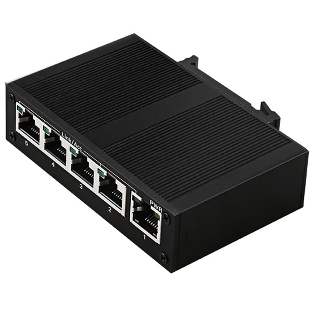 5 Port 100Mbps Network Switch Ethernet Industrial Grade Switch Unmanaged Rail Type Industrial Network Splitter
5 Port 100Mbps Network Switch Ethernet Industrial Grade Switch Unmanaged Rail Type Industrial Network Splitter