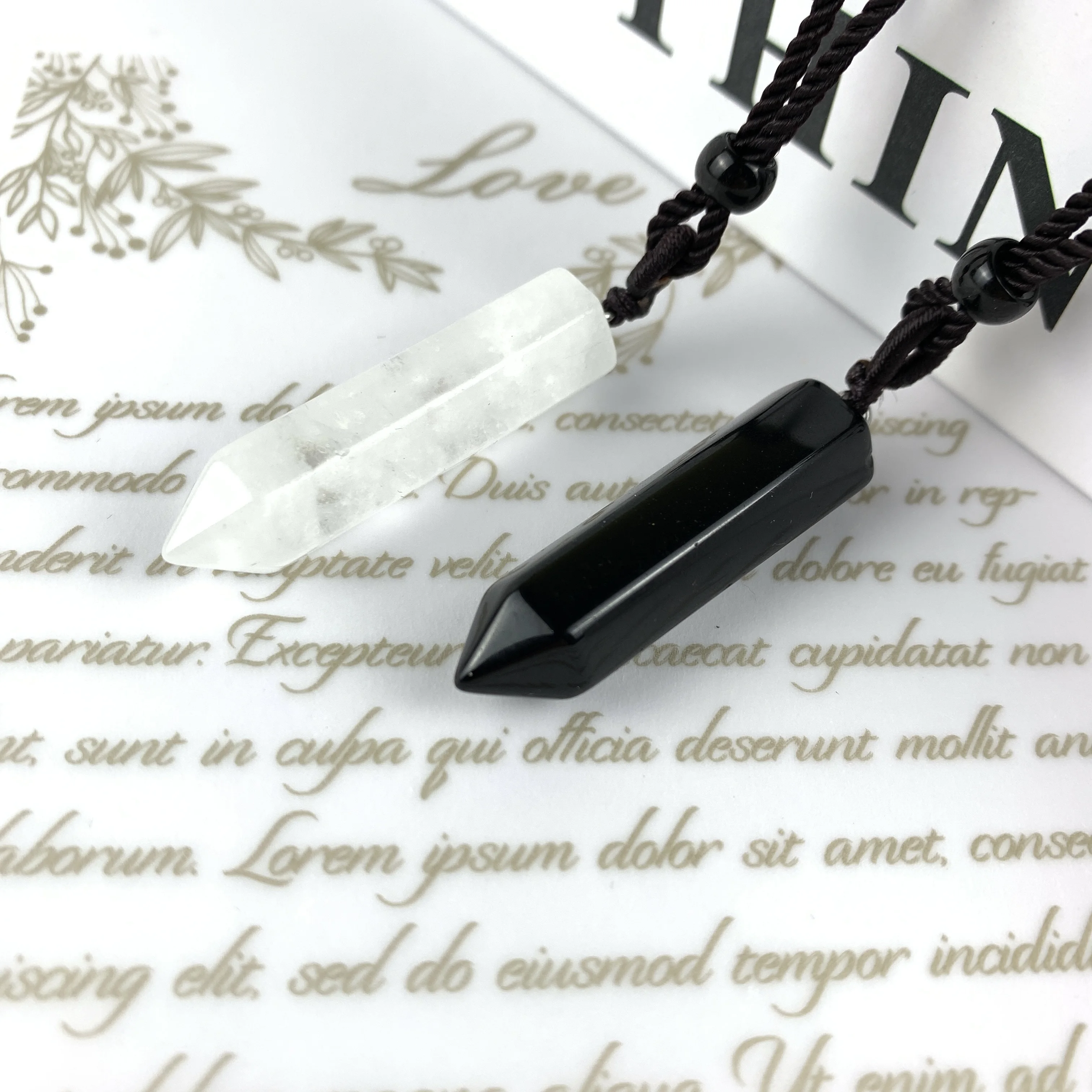 BEILIXIGEMS Healing Crystal White Quartz Necklace Reiki Chakra Natural Stone Pendant Beaded Dainty Long Rope Chain Jewelry Gift
BEILIXIGEMS Healing Crystal White Quartz Necklace Reiki Chakra Natural Stone Pendant Beaded Dainty Long Rope Chain Jewelry Gift