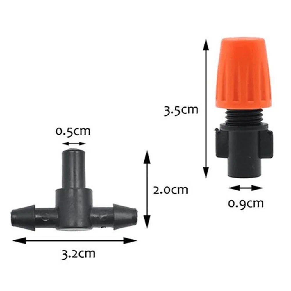 20/50pcs Misting Sprinkler Nozzles 4/7 Tee Joints Single-head Adjustable Atomization Nozzle Garden Drip Irrigation Equipment
20/50pcs Misting Sprinkler Nozzles 4/7 Tee Joints Single-head Adjustable Atomization Nozzle Garden Drip Irrigation Equipment