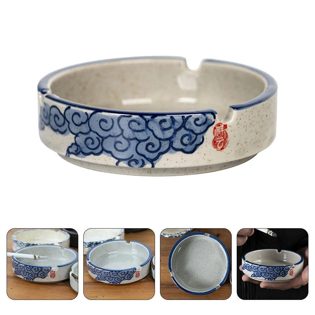 Ashtray Ash Ashtrays Decorative Ceramic Tray Smokers Candy Windproof Bowl Home Desktopholder Tabletophousehold Container 
Ashtray Ash Ashtrays Decorative Ceramic Tray Smokers Candy Windproof Bowl Home Desktopholder Tabletophousehold Container