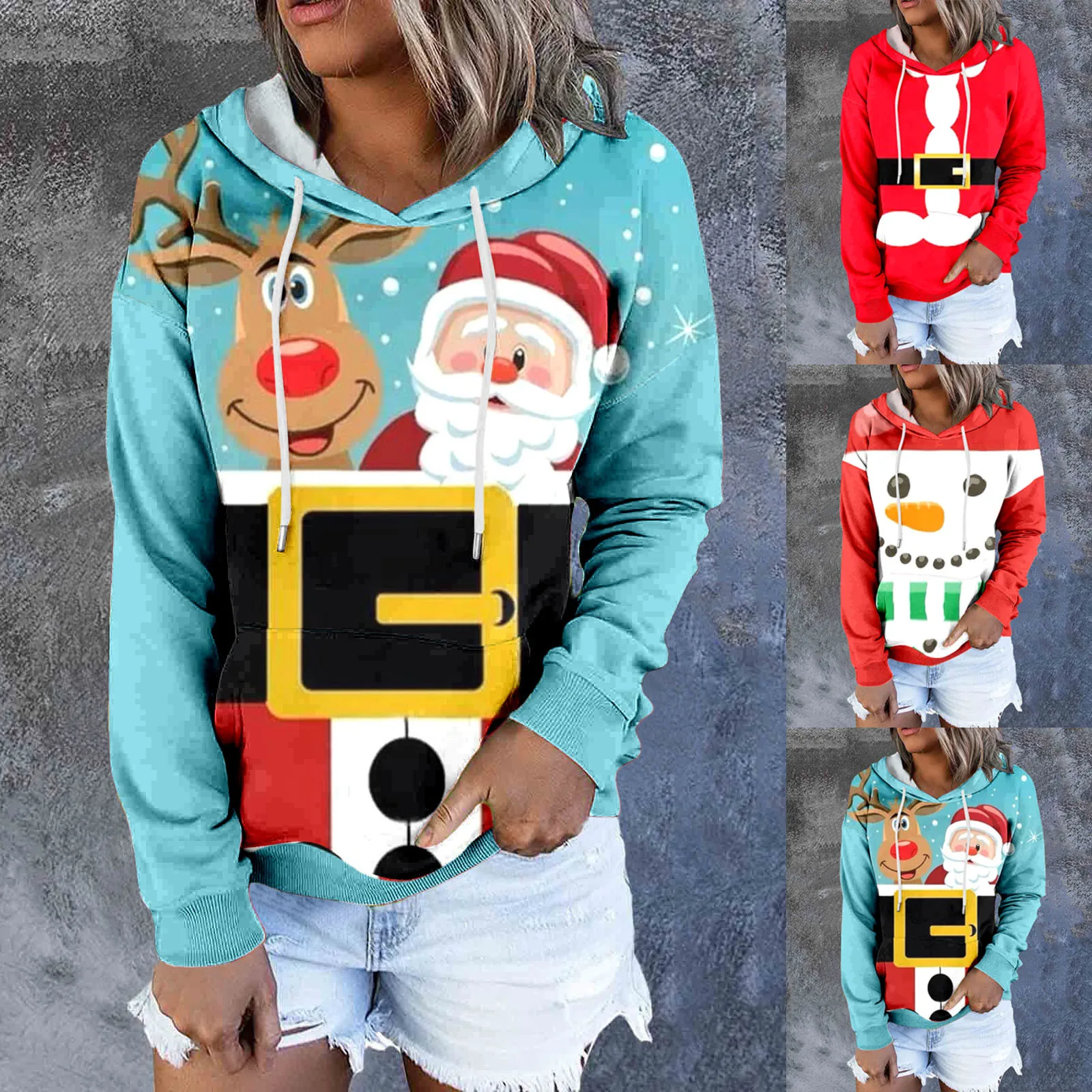 Zip Hoodie Women Casual Christmas Funny Print Sweatshirt Long Sleeve Pocket Hoodie Tennis Hoodies Women
Zip Hoodie Women Casual Christmas Funny Print Sweatshirt Long Sleeve Pocket Hoodie Tennis Hoodies Women