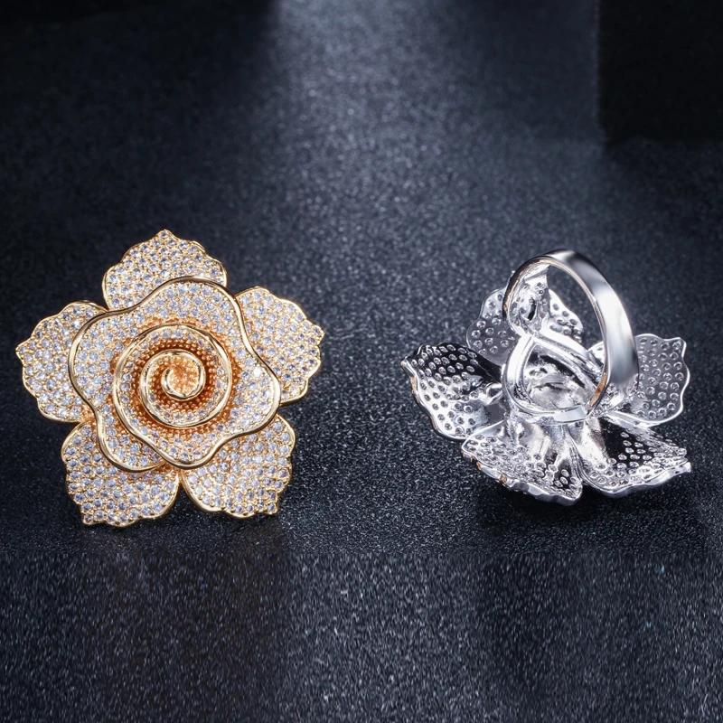ThressGraces Luxury Micro Pave Cubic Zirconia Gold Color Big Flower Shape Wedding Party Heavy Ring for Women Chic Jewelry RG220
ThressGraces Luxury Micro Pave Cubic Zirconia Gold Color Big Flower Shape Wedding Party Heavy Ring for Women Chic Jewelry RG220