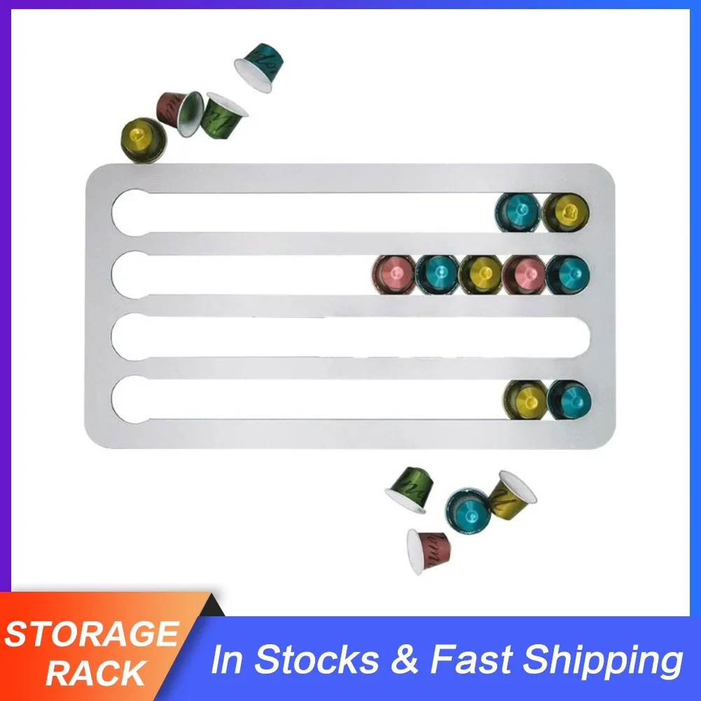 24/40pcs Coffee Capsules Rack Wall Storage Aluminum Bracket Coffee Capsules Organizer For Nespresso Coffee Capsule Holder
24/40pcs Coffee Capsules Rack Wall Storage Aluminum Bracket Coffee Capsules Organizer For Nespresso Coffee Capsule Holder