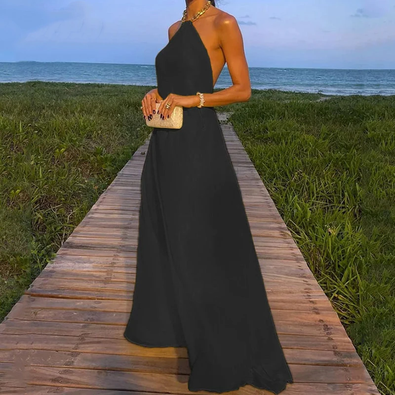 Private Custom Elegant Sexy Satin Halter A Line Party Gown Sleeveless Off Shoulder Backless Formal Evening Dress Robe De Soirée
Private Custom Elegant Sexy Satin Halter A Line Party Gown Sleeveless Off Shoulder Backless Formal Evening Dress Robe De Soirée