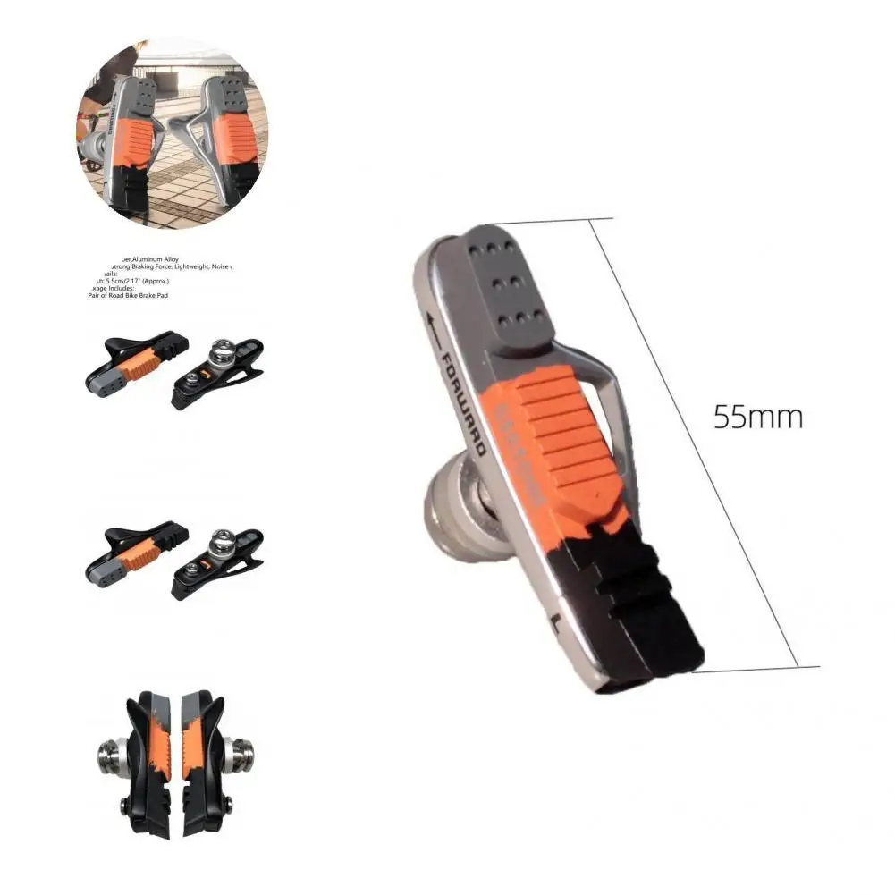 1 Pair Brake Pads Reliable High Strength V-brake Pads Drainage Texture Enhance Effect Anti-lock Brake Pads
1 Pair Brake Pads Reliable High Strength V-brake Pads Drainage Texture Enhance Effect Anti-lock Brake Pads
