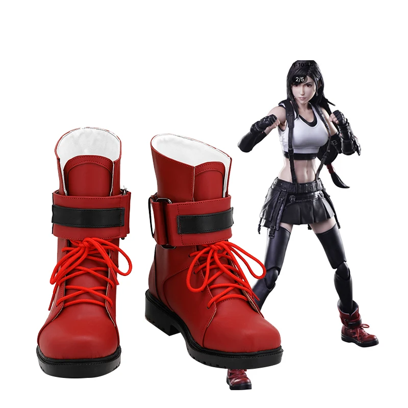 Обувь для косплея финальной фантазии Tifa Lockhart, Костюмные ботинки, обувь для Хэллоуина, карнавала, вечеринки на заказ
Обувь для косплея финальной фантазии Tifa Lockhart, Костюмные ботинки, обувь для Хэллоуина, карнавала, вечеринки на заказ