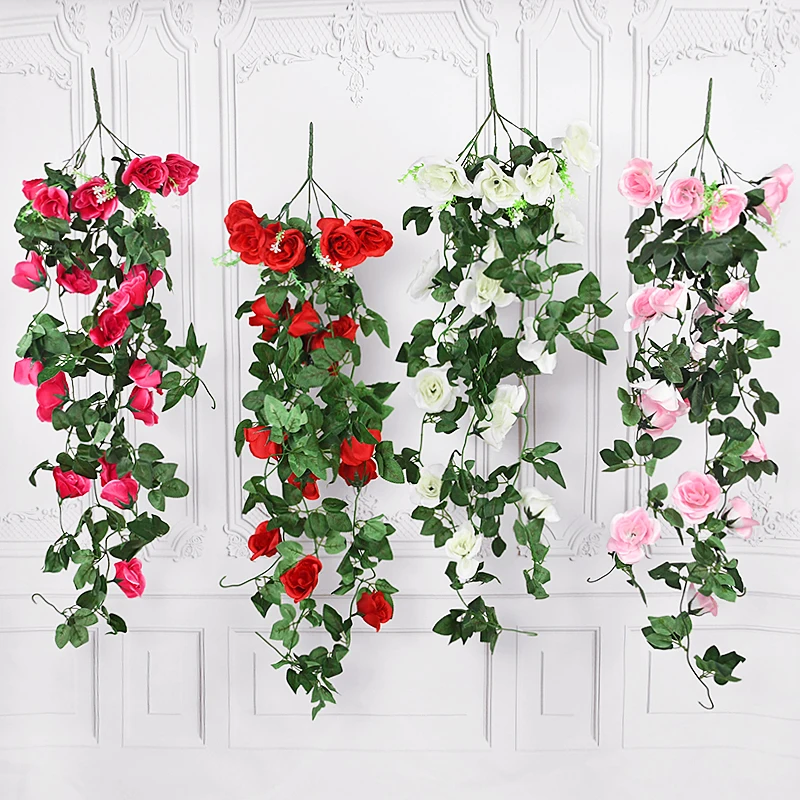 95cm Artificial Rose Flowers Garland Wedding Home Room Decoration Spring Autumn Garden Arch DIY Fake Plant Vine Decor Supplies 7
95cm Artificial Rose Flowers Garland Wedding Home Room Decoration Spring Autumn Garden Arch DIY Fake Plant Vine Decor Supplies 7