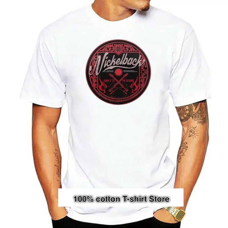 Nickelback-Camiseta Rosa ajustada para mujer, camisa con Logo circular, nueva y oficial
Nickelback-Camiseta Rosa ajustada para mujer, camisa con Logo circular, nueva y oficial