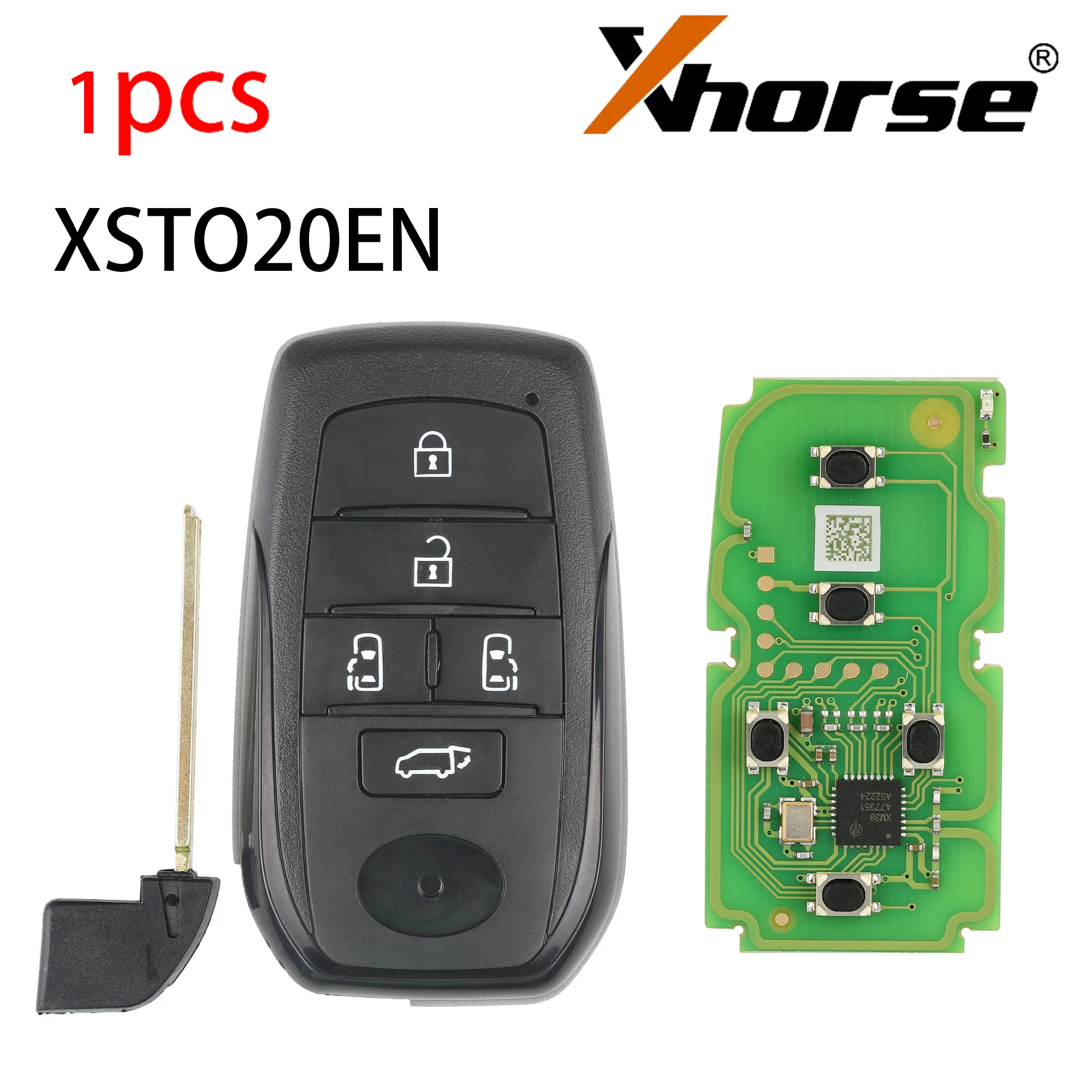 XHORSE XM38 Smart Key PCB XSTO20EN FENT.T with 5 Button for Toyota TOY-T Universal Smart Key for VVDI Mini Key Tool/VVDI2
XHORSE XM38 Smart Key PCB XSTO20EN FENT.T with 5 Button for Toyota TOY-T Universal Smart Key for VVDI Mini Key Tool/VVDI2