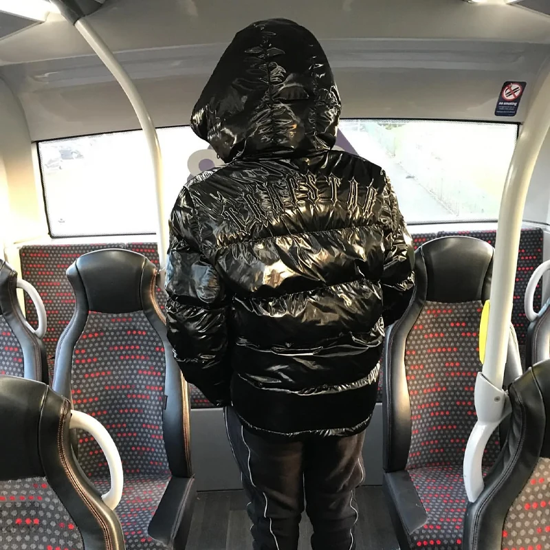 Trapstar London Down Jacket Parka Men Shiny Black Embroidery Logo Jacket Winter Windbreaker Warm Outwear
Trapstar London Down Jacket Parka Men Shiny Black Embroidery Logo Jacket Winter Windbreaker Warm Outwear