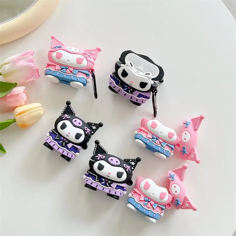 Sanrios Kawaii Мультфильм My Melody Kuromi Bluetooth беспроводная гарнитура для Airpods Pro1/2/3 милый стереоскопический силикагелевый чехол
Sanrios Kawaii Мультфильм My Melody Kuromi Bluetooth беспроводная гарнитура для Airpods Pro1/2/3 милый стереоскопический силикагелевый чехол