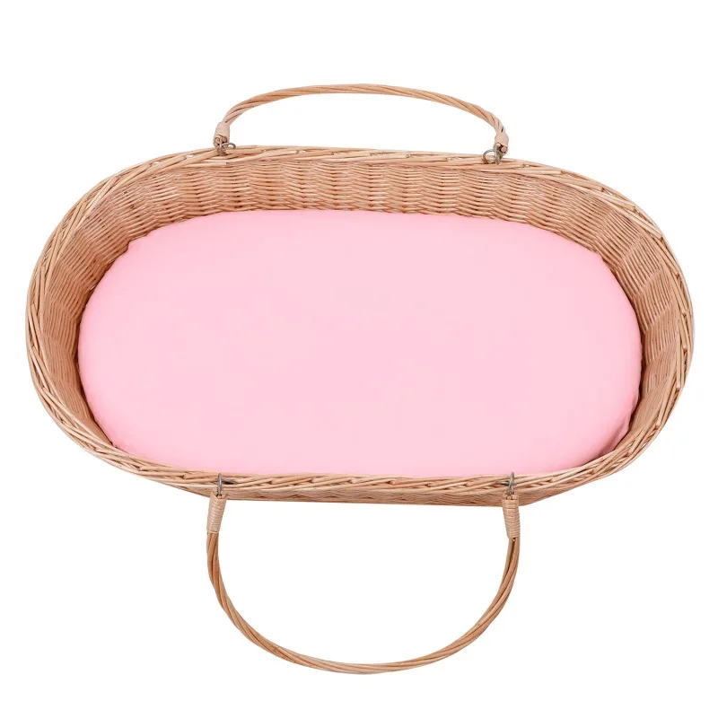 Pure Color Bassinet Sheets for Baby Girl and Boy 1 Pack Rectangle and Oval Bassinet Cover Fitted for Bassinet Mattress
Pure Color Bassinet Sheets for Baby Girl and Boy 1 Pack Rectangle and Oval Bassinet Cover Fitted for Bassinet Mattress