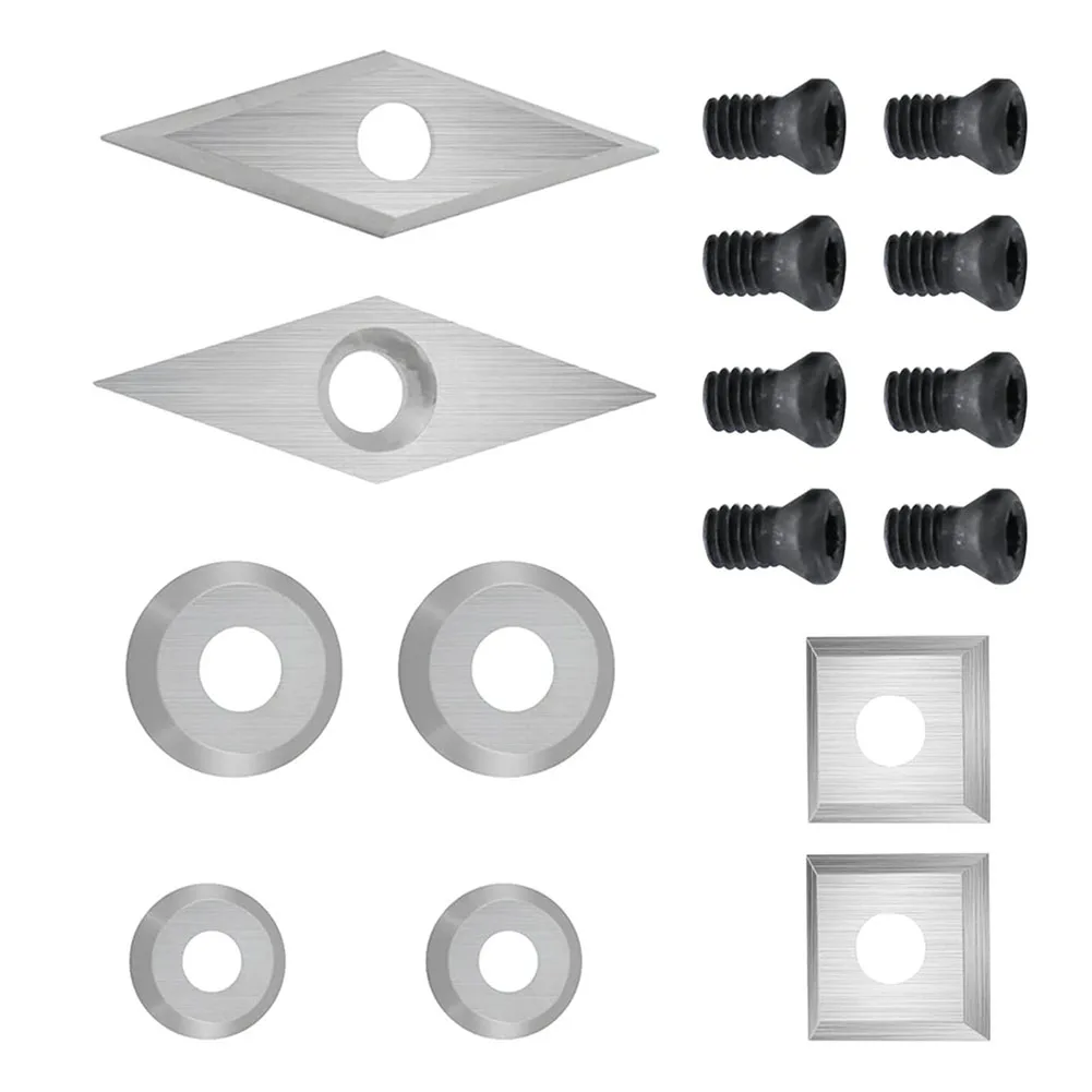 Carbide Insert Carbide Cutter Cutters For Wood 8pcs Carbide Cutters Round Tungsten With Screws Inserts Set Durable
Carbide Insert Carbide Cutter Cutters For Wood 8pcs Carbide Cutters Round Tungsten With Screws Inserts Set Durable