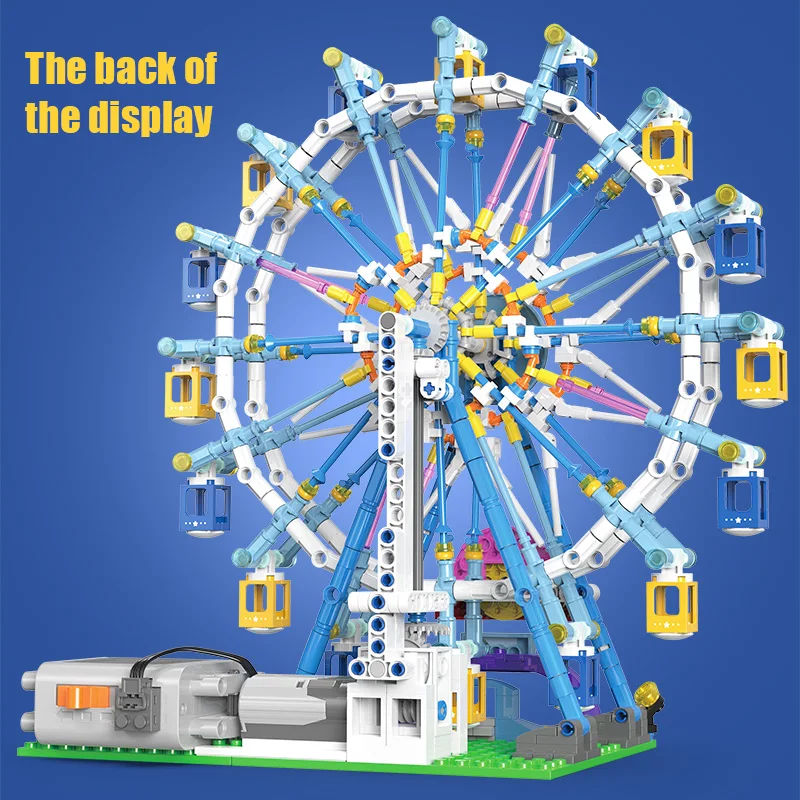 City Friends MOC Rotating Ferris Wheel Building Blocks Electric Bricks with Light Toys for Children Christmas Gifts
City Friends MOC Rotating Ferris Wheel Building Blocks Electric Bricks with Light Toys for Children Christmas Gifts