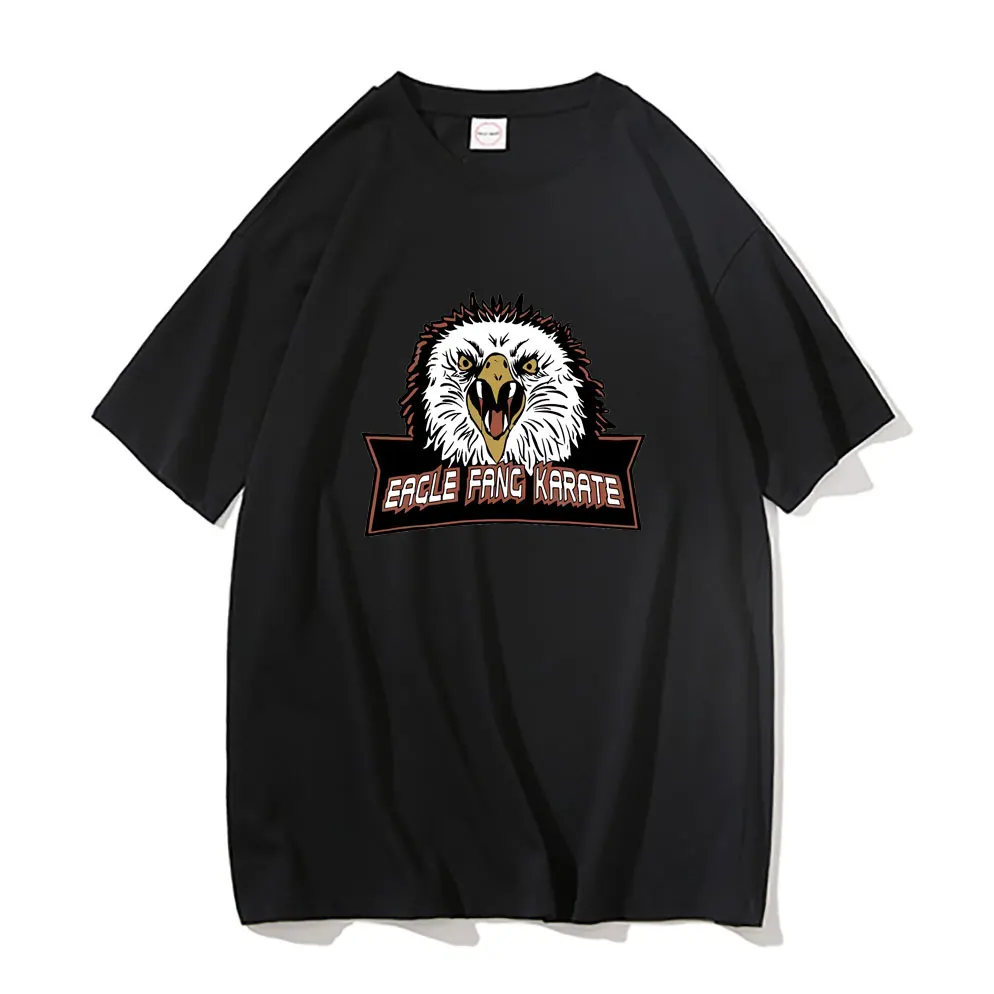 Hte Eagle Fang Karate New Cobra Kai Dojo T-shirt Anti-shrink Cotton Tee Spring Men Women Fashion Harajuku Tshirt Short Sleeve 
Hte Eagle Fang Karate New Cobra Kai Dojo T-shirt Anti-shrink Cotton Tee Spring Men Women Fashion Harajuku Tshirt Short Sleeve