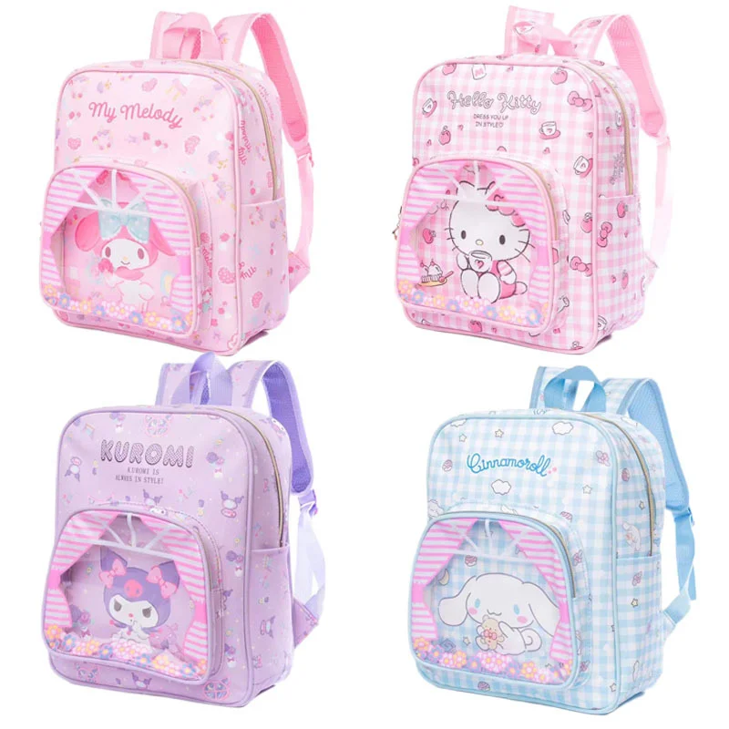 Cartoon Anime Sanrioed Doll Pu Backpack Kawaii My Melody Cinnamoroll Kuromi Hellokittys Cute Schoolbag Storage Bag Girl Gift
Cartoon Anime Sanrioed Doll Pu Backpack Kawaii My Melody Cinnamoroll Kuromi Hellokittys Cute Schoolbag Storage Bag Girl Gift