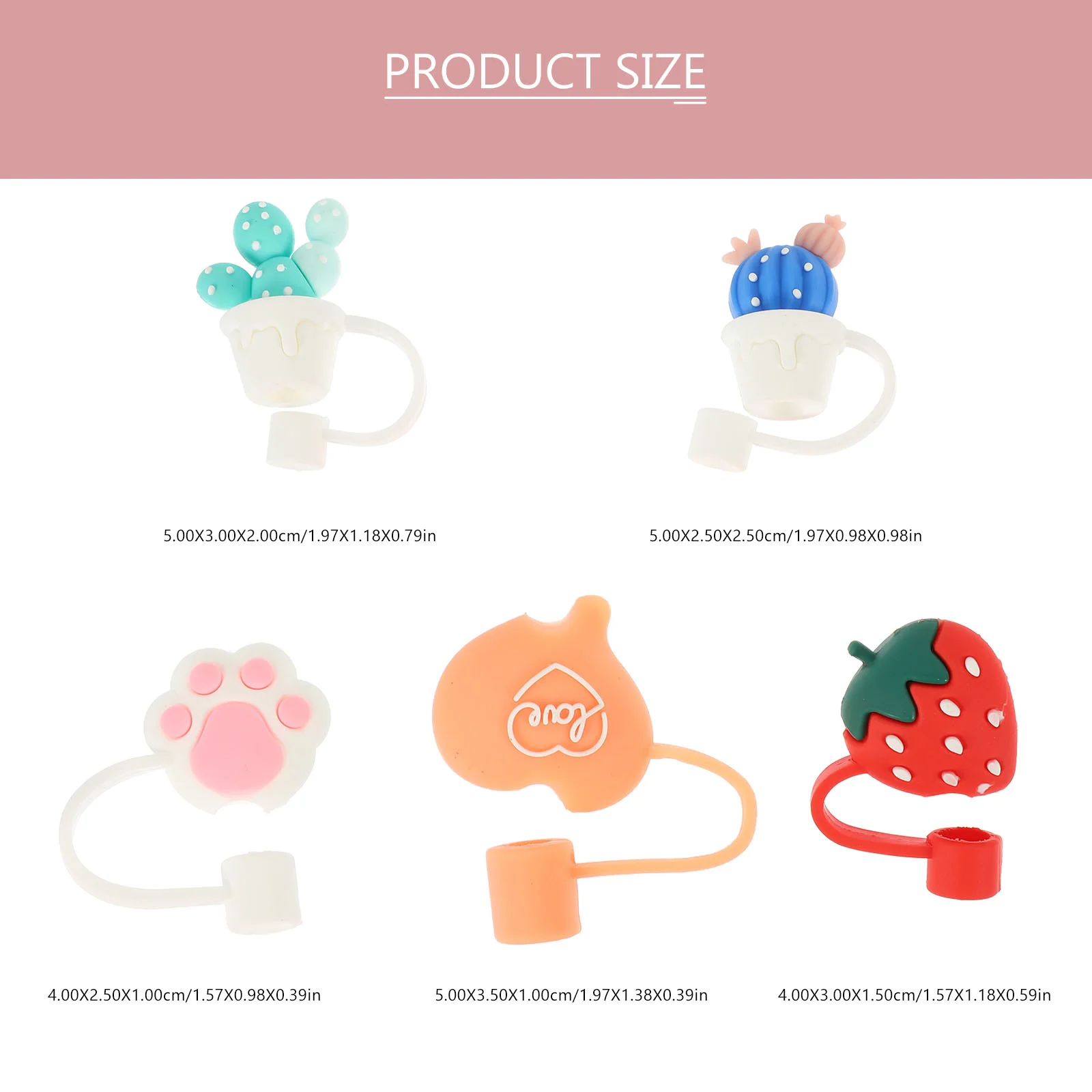 10 Pcs Protective Cover Silicone Straw Tips Adorable End Cap Silica Gel Caps Lid Covers 
10 Pcs Protective Cover Silicone Straw Tips Adorable End Cap Silica Gel Caps Lid Covers