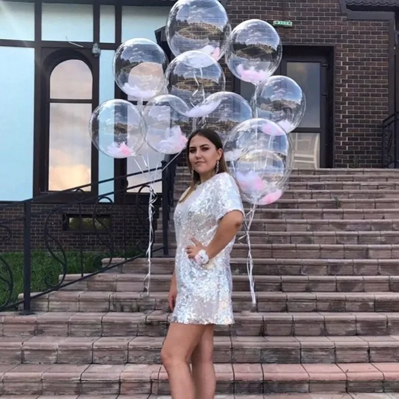 5pcs 18''20''24''36'' Transparent Globes Clear Balloon Helium Inflatable Bobo Balloons Wedding Birthday Baby Shower Decoration
5pcs 18''20''24''36'' Transparent Globes Clear Balloon Helium Inflatable Bobo Balloons Wedding Birthday Baby Shower Decoration
