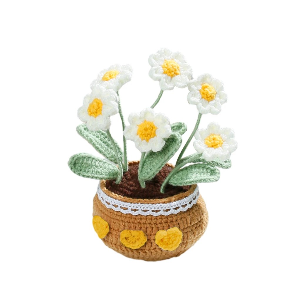 DIY Crochet Flower Kit Basic Gadgets for Smooth Learning Decorations for Table and Windowsill Develop Focus and Creativity
DIY Crochet Flower Kit Basic Gadgets for Smooth Learning Decorations for Table and Windowsill Develop Focus and Creativity
