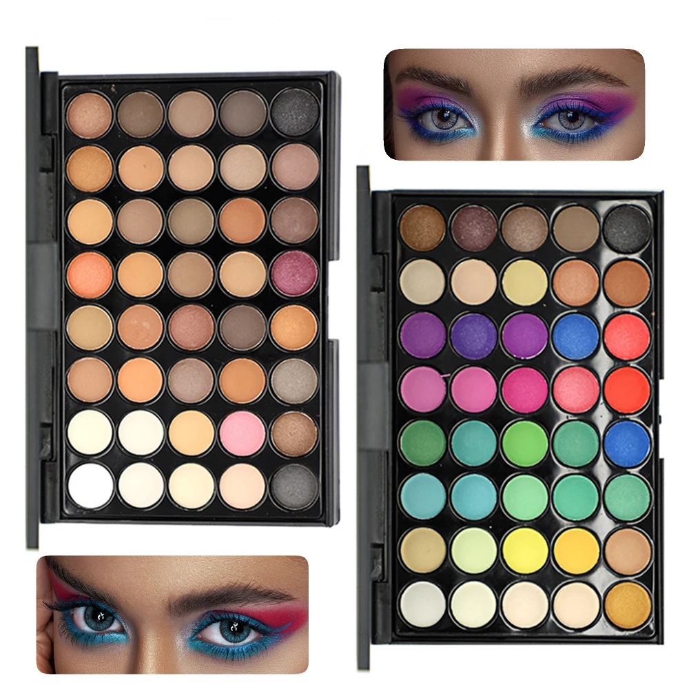 40 Colors Eyeshadow Palette Makeup-Set Cosmetics Glitter Nude Fashion Korea Eye Shadow Pallete For Women Cosmetics Makeup тени
40 Colors Eyeshadow Palette Makeup-Set Cosmetics Glitter Nude Fashion Korea Eye Shadow Pallete For Women Cosmetics Makeup тени
