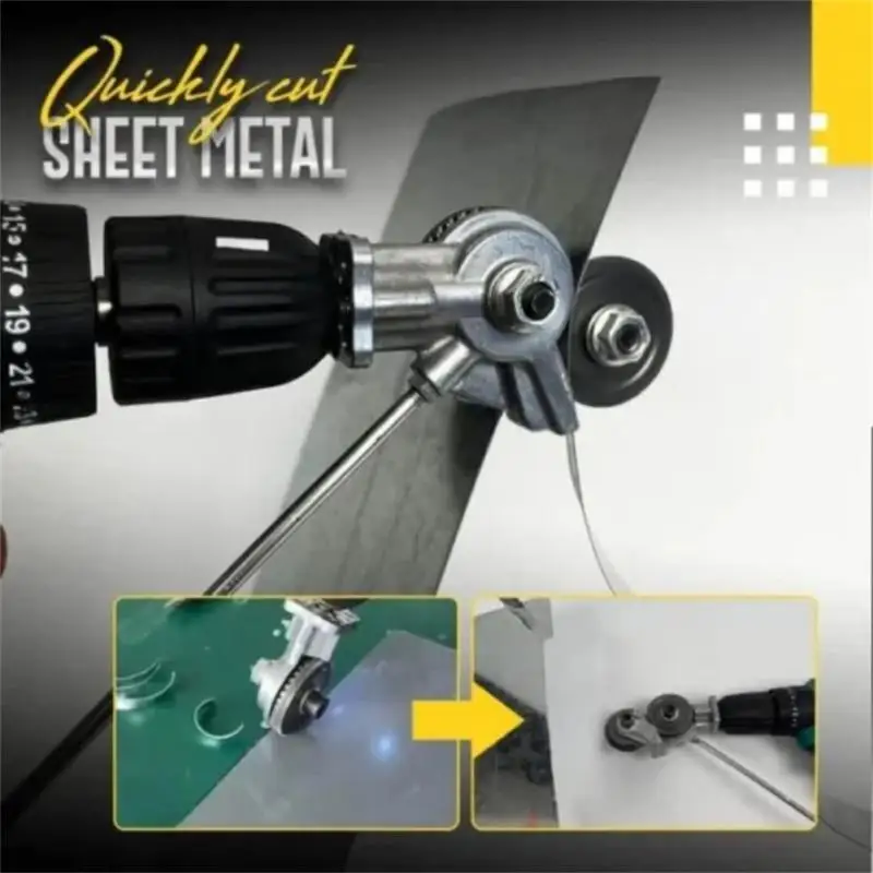 Mintiml® Electric Drill Plate Cutter Sheet Metal Nibbler High Speed Rotor Electric Metal Nibbler For Cutting Steel/Alloy/Plastic
Mintiml® Electric Drill Plate Cutter Sheet Metal Nibbler High Speed Rotor Electric Metal Nibbler For Cutting Steel/Alloy/Plastic
