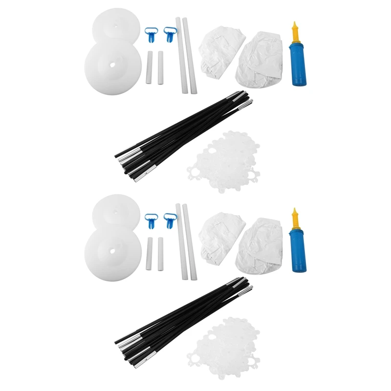 2 Set Balloon Arch Kit, 9FT Tall & 10Ft Wide Adjustable Balloon Stand Set With Water Fillable Base ,100Pcs Balloon Clips
2 Set Balloon Arch Kit, 9FT Tall & 10Ft Wide Adjustable Balloon Stand Set With Water Fillable Base ,100Pcs Balloon Clips