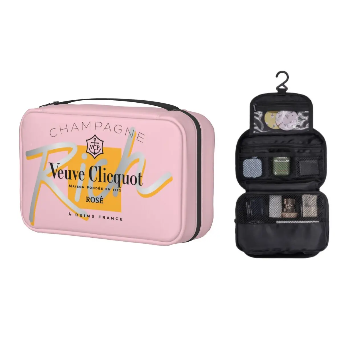 Hanging Travel Veuve Toiletry Bag Portable Champagne Clicquot Makeup Cosmetic Organizer Women Beauty Storage Dopp Kit Box
Hanging Travel Veuve Toiletry Bag Portable Champagne Clicquot Makeup Cosmetic Organizer Women Beauty Storage Dopp Kit Box